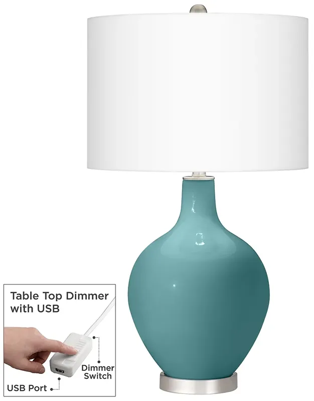 Reflecting Pool Ovo Table Lamp With Dimmer