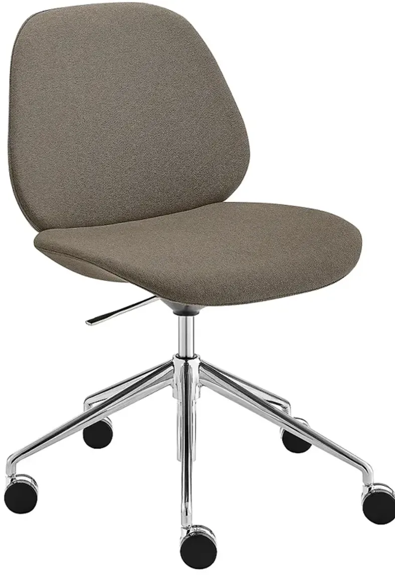 Lyle Taupe Adjustable Swivel Office Chair