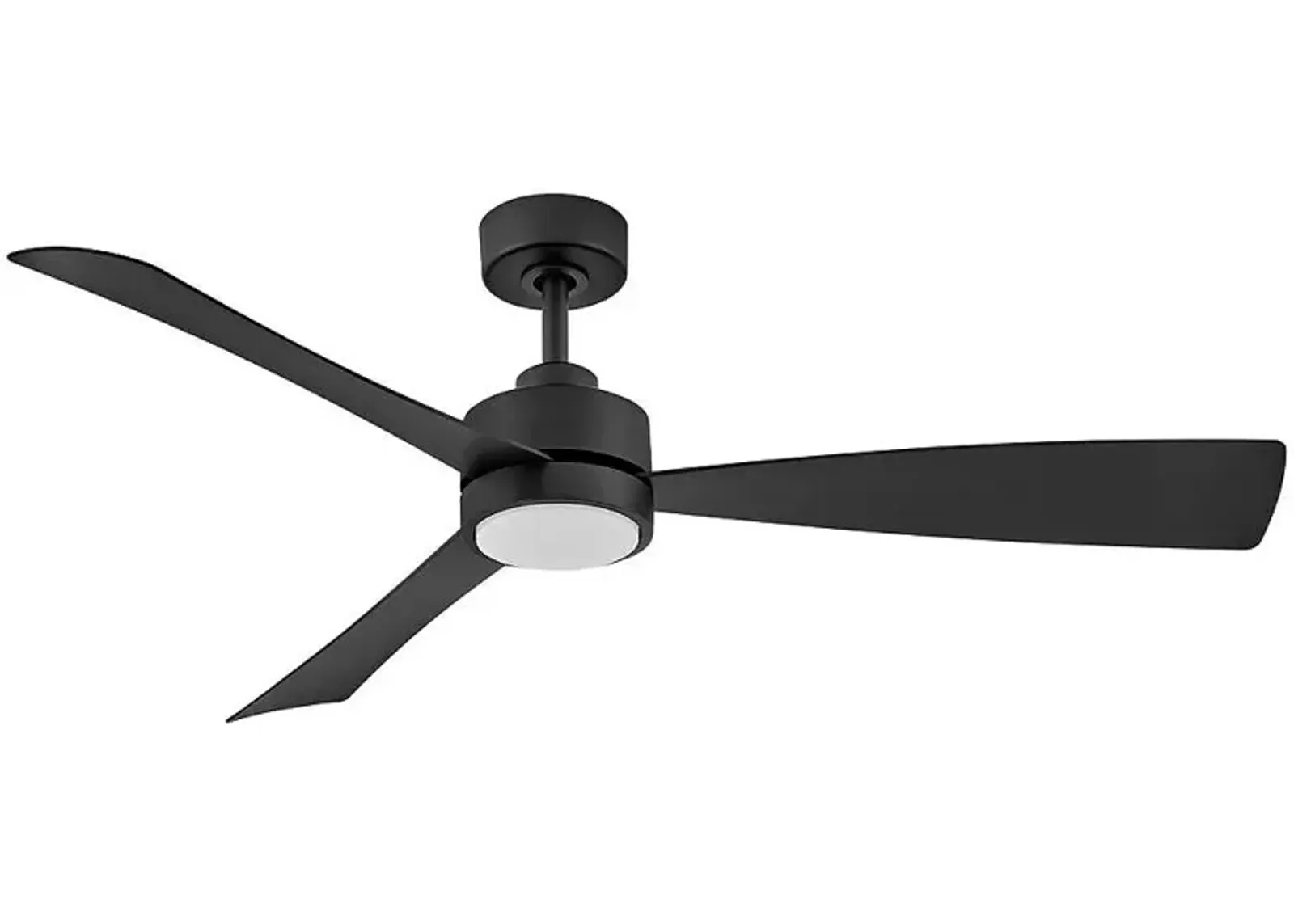 56" Hinkley Iver Matte Black LED Smart Ceiling Fan