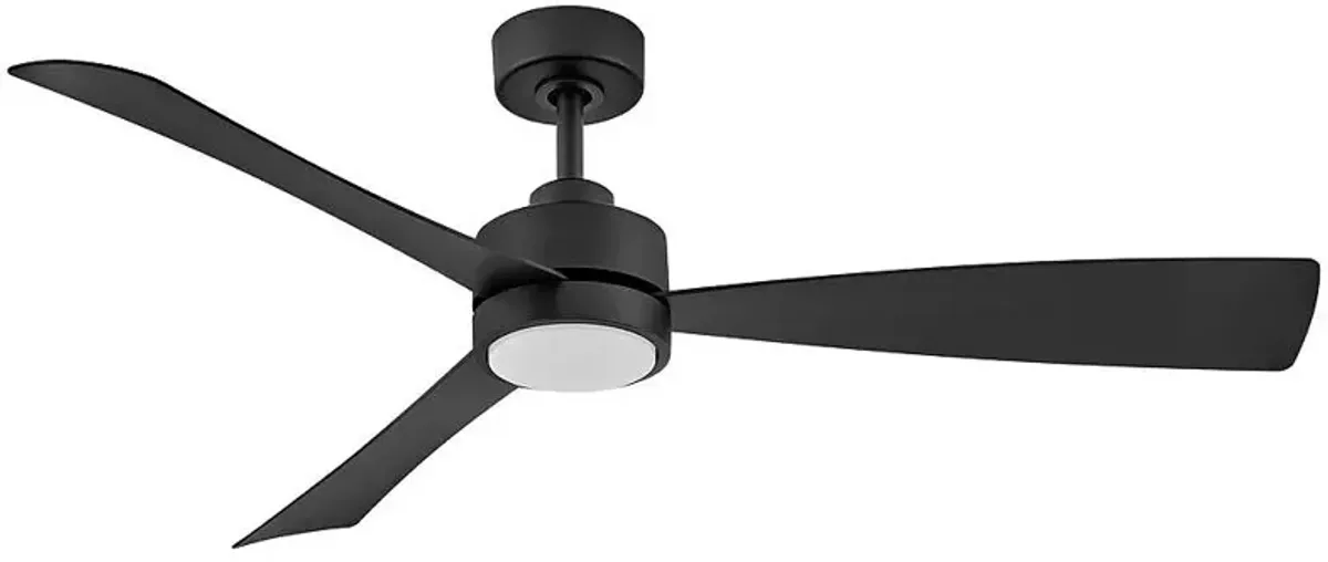 56" Hinkley Iver Matte Black LED Smart Ceiling Fan