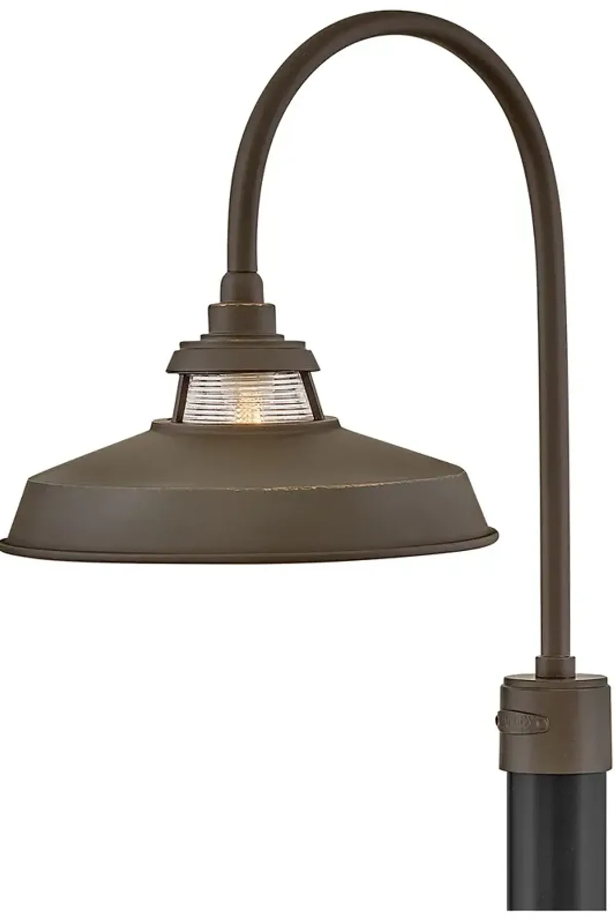 Hinkley Outdoor Troyer Medium Post Mount Lantern 14" Oil Rubbed Bronze