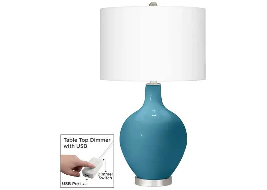 Great Falls Ovo Table Lamp With Dimmer