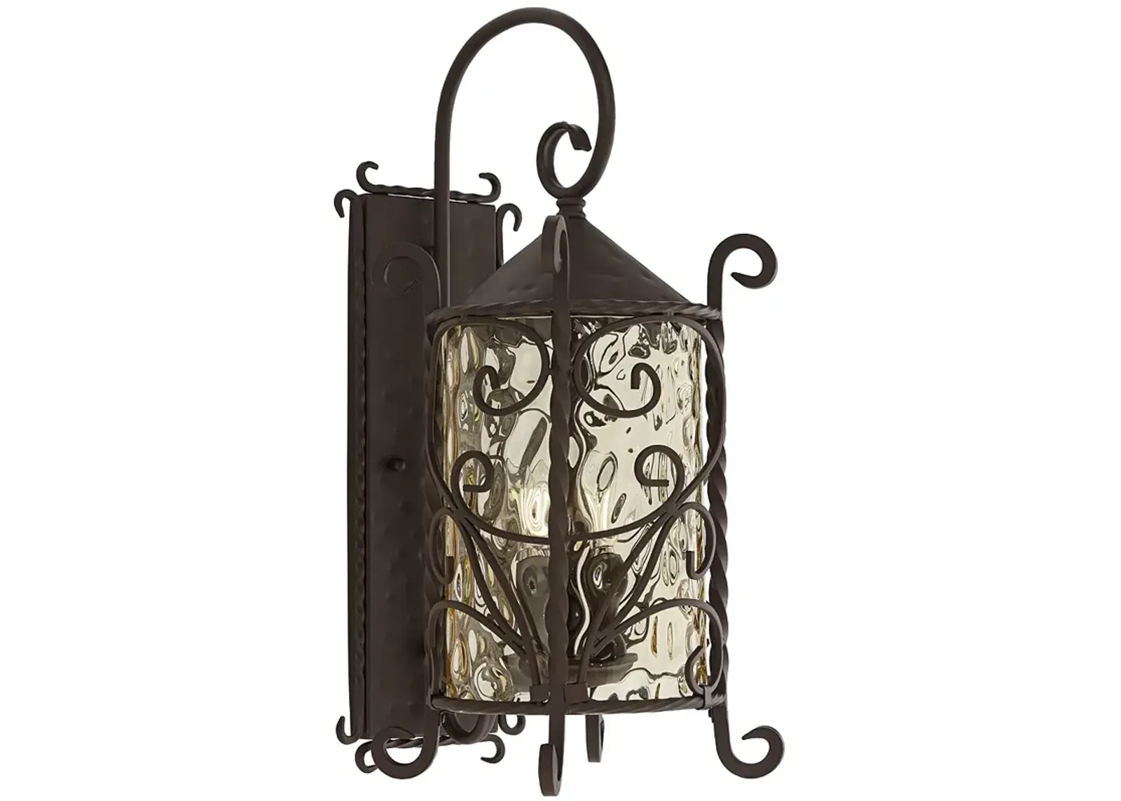 Casa Seville 23 3/4" High Iron Scroll Traditional Wall Sconce