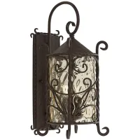 Casa Seville 23 3/4" High Iron Scroll Traditional Wall Sconce