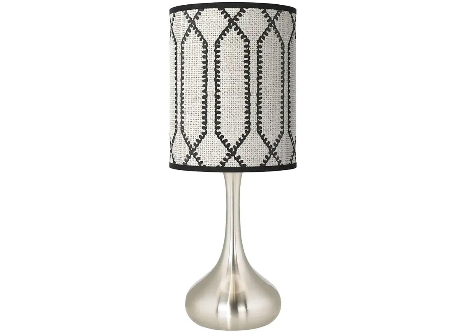 Rustic Chic Giclee Modern Droplet Table Lamp