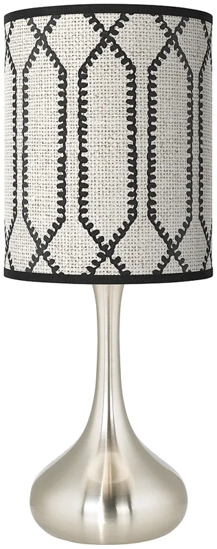 Rustic Chic Giclee Modern Droplet Table Lamp