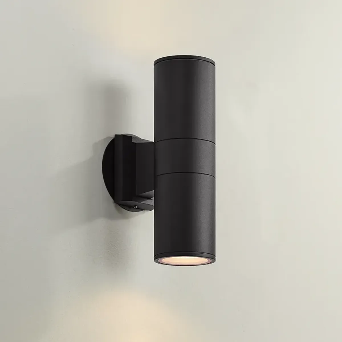 Possini Euro Ellis Black 11 3/4" High Up-Down Modern Wall Sconce