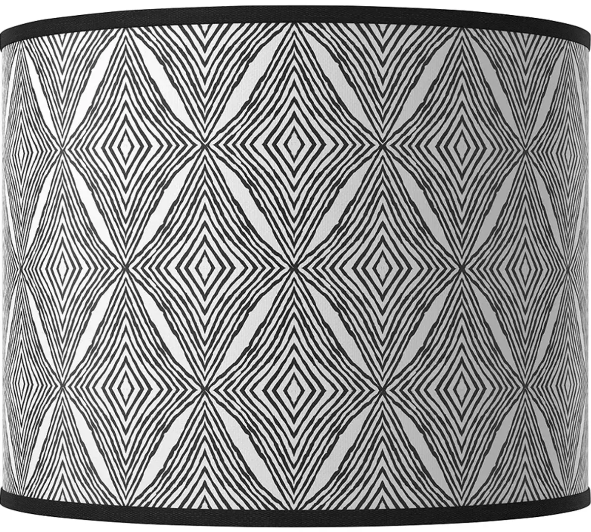 Moroccan Diamonds II Giclee Drum Lamp Shade 14x14x11 (Spider)