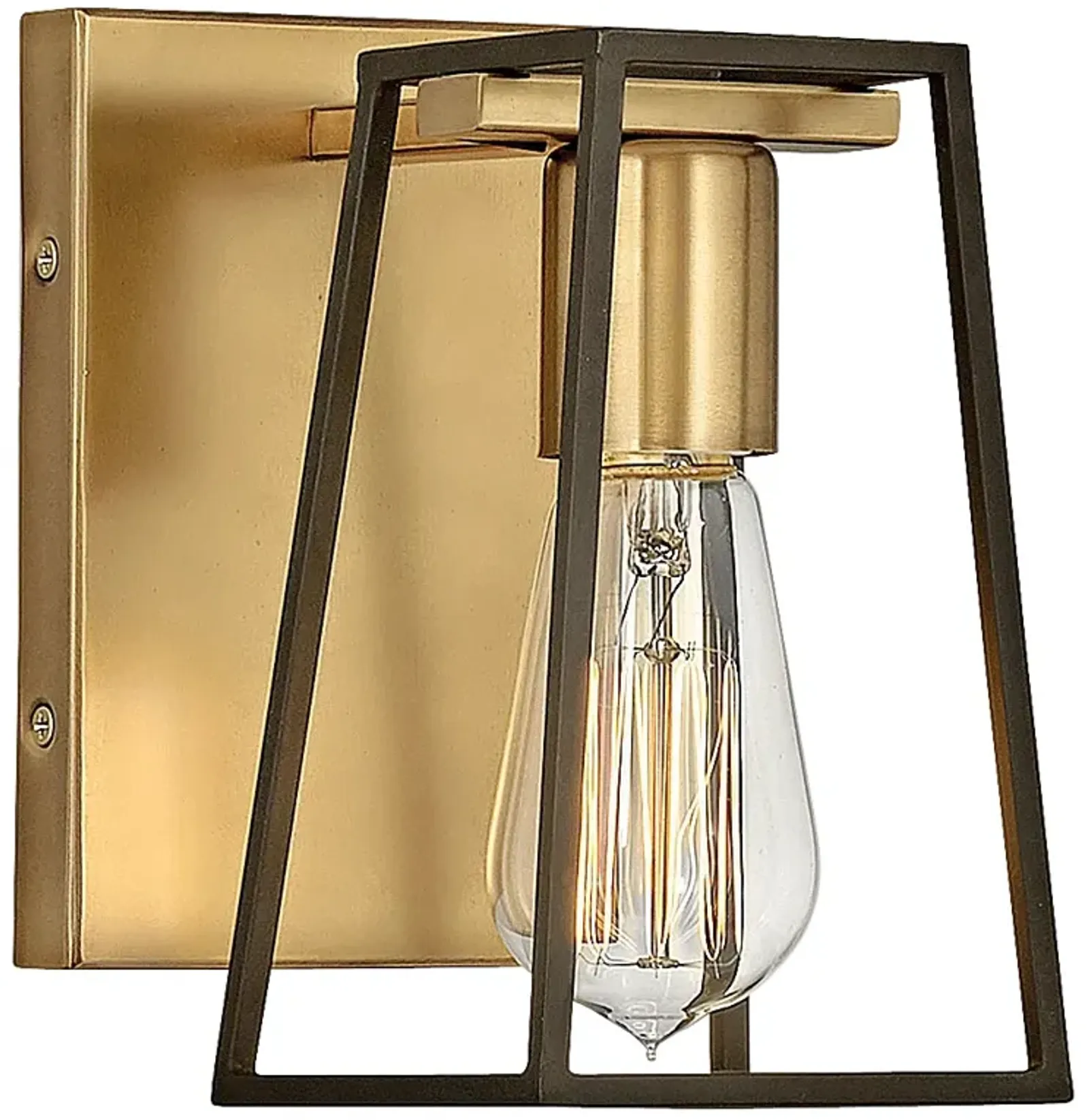 Hinkley Filmore 7 1/2" High Heritage Brass Wall Sconce