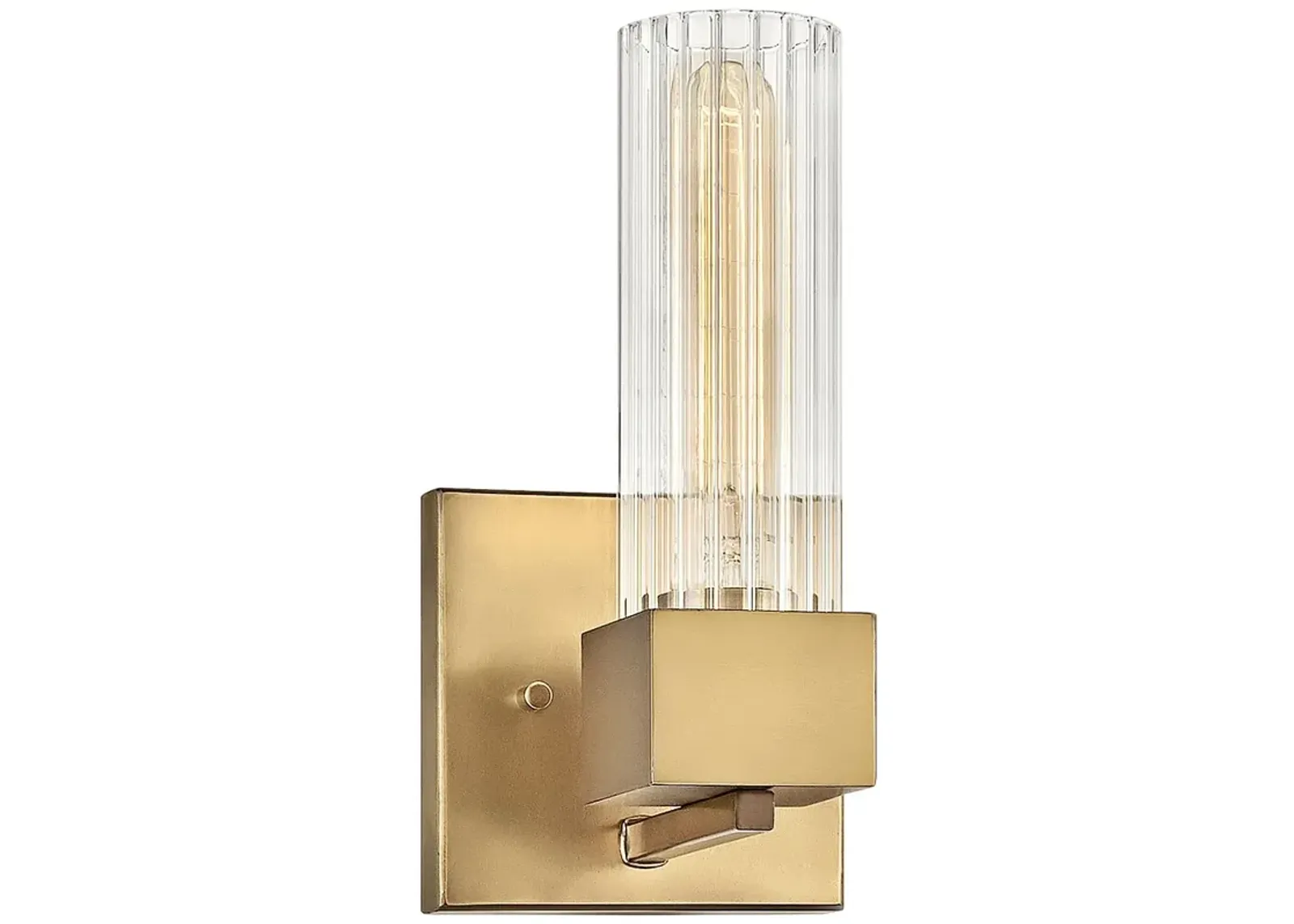 Hinkley Xander 10" High Heritage Brass Wall Sconce