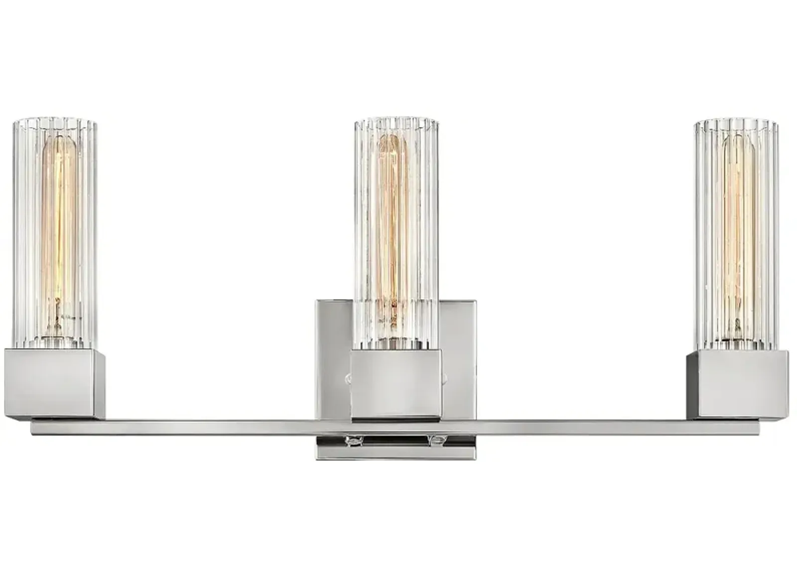 Hinkley Xander 23" Wide Polished Nickel 3-Light Bath Light