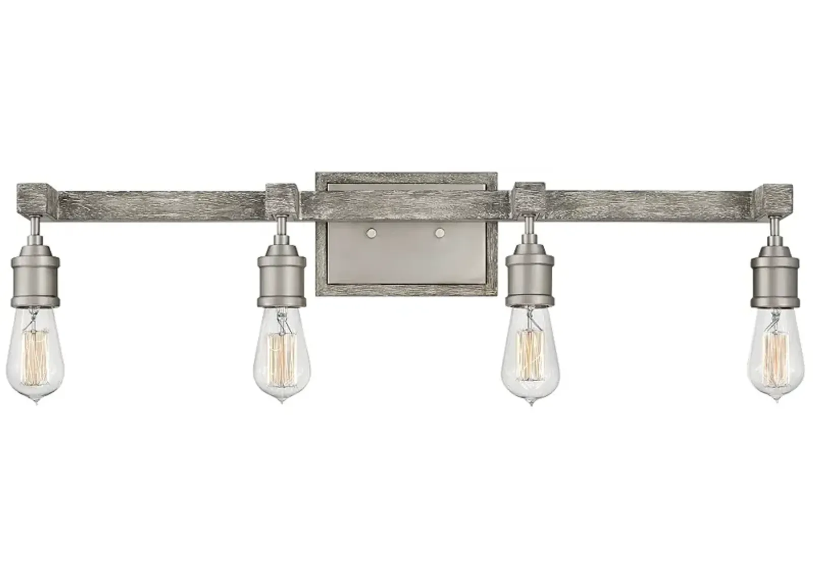 Hinkley Denton 31 3/4" Wide Pewter 4-Light Bath Light