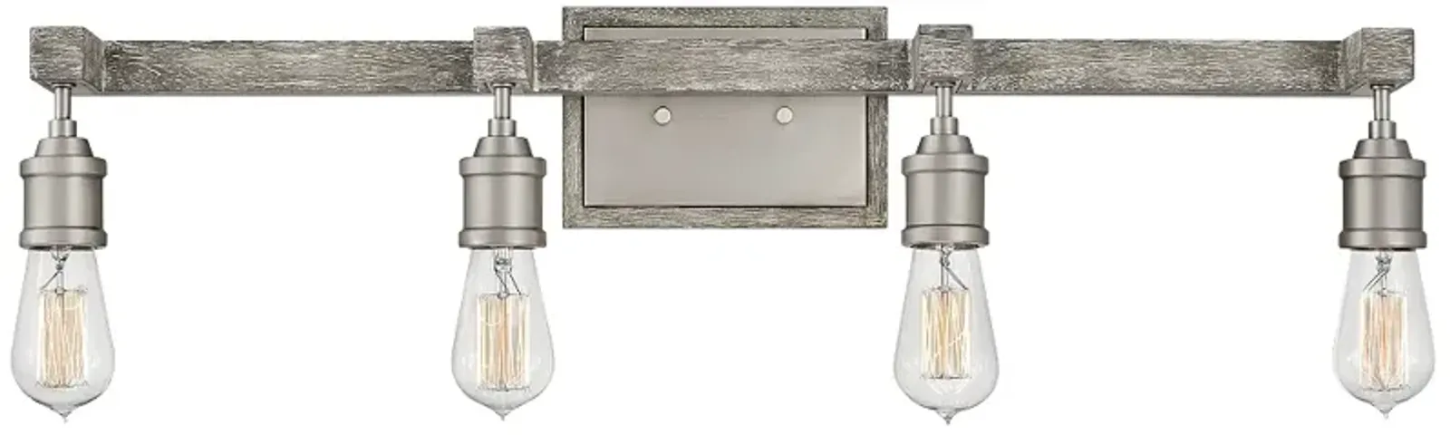 Hinkley Denton 31 3/4" Wide Pewter 4-Light Bath Light