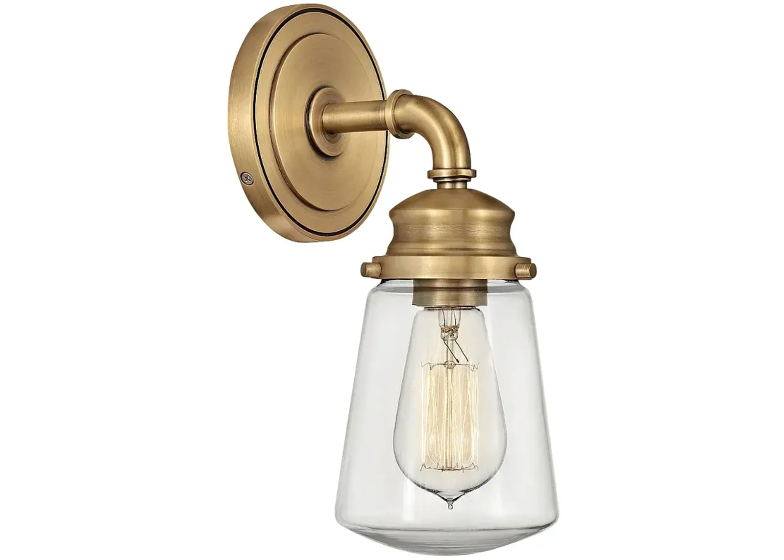 Hinkley Fritz 11 3/4" High Heritage Brass Wall Sconce