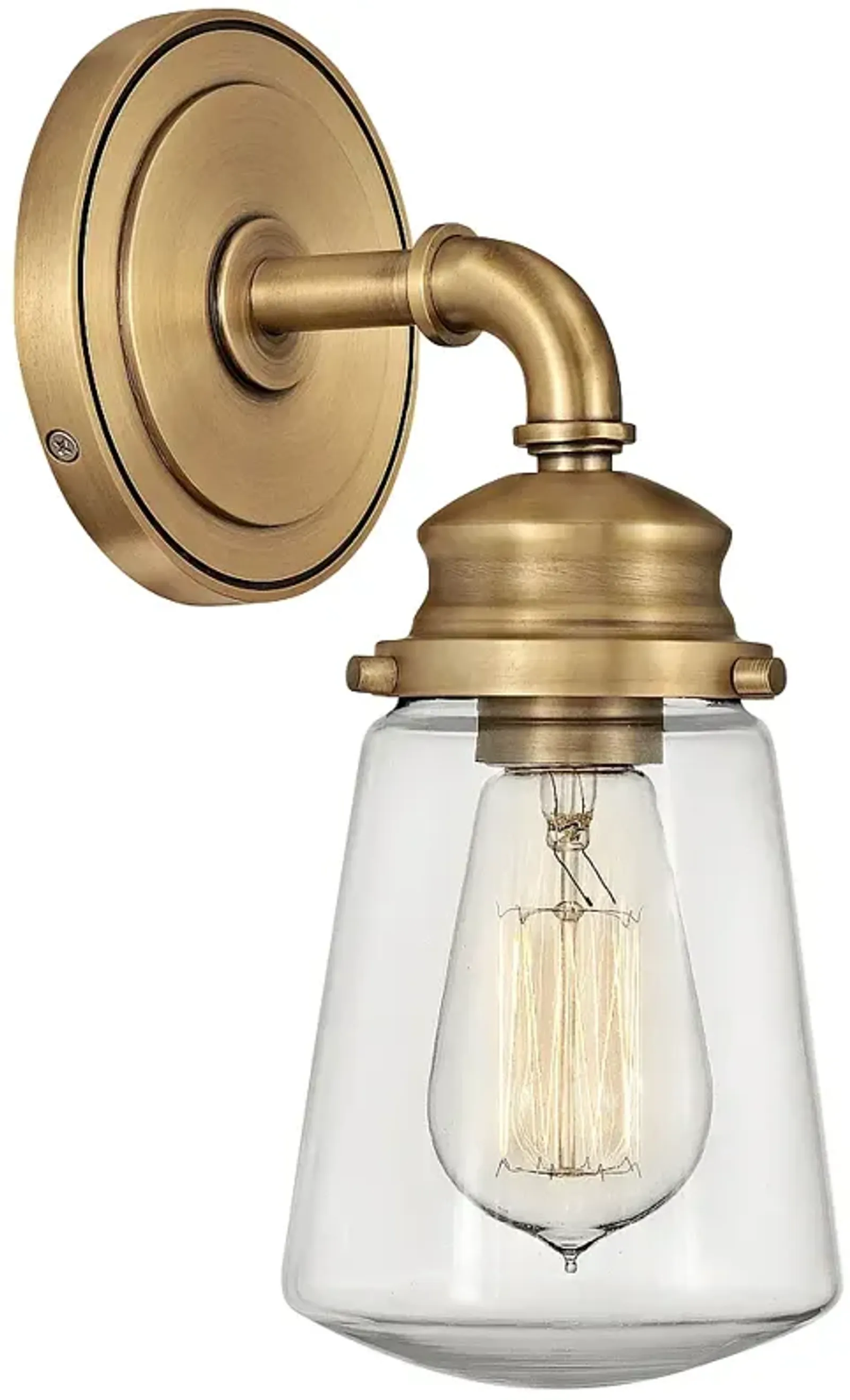 Hinkley Fritz 11 3/4" High Heritage Brass Wall Sconce