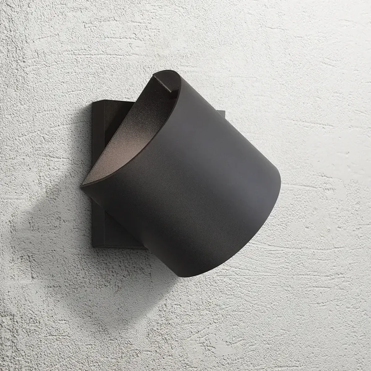 Revolve 4 3/4" High Sand Black LED Outdoor Wall Sconce