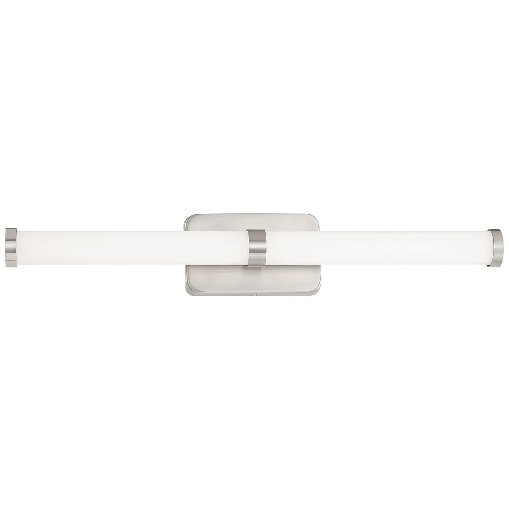 George Kovacs Bath Bar 28"W Brushed Nickel LED Bath Light