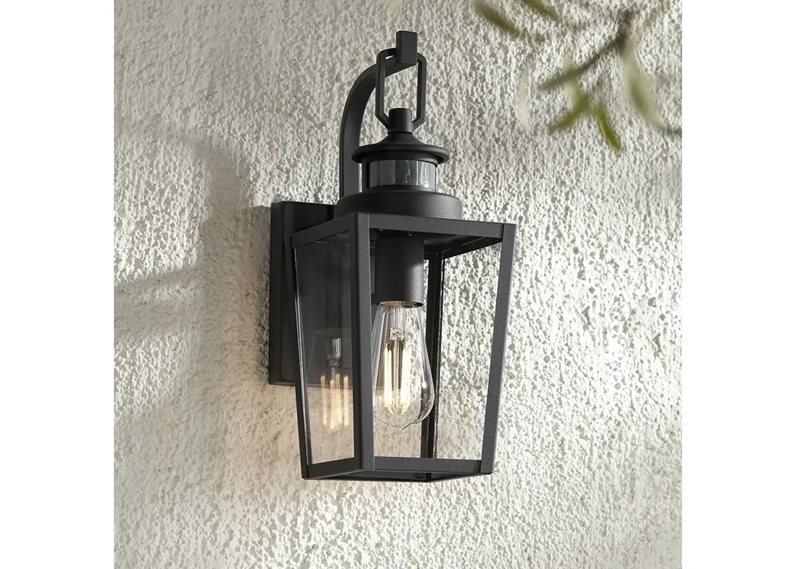 Possini Euro Ackerly 14" High Motion Sensor Outdoor Wall Light