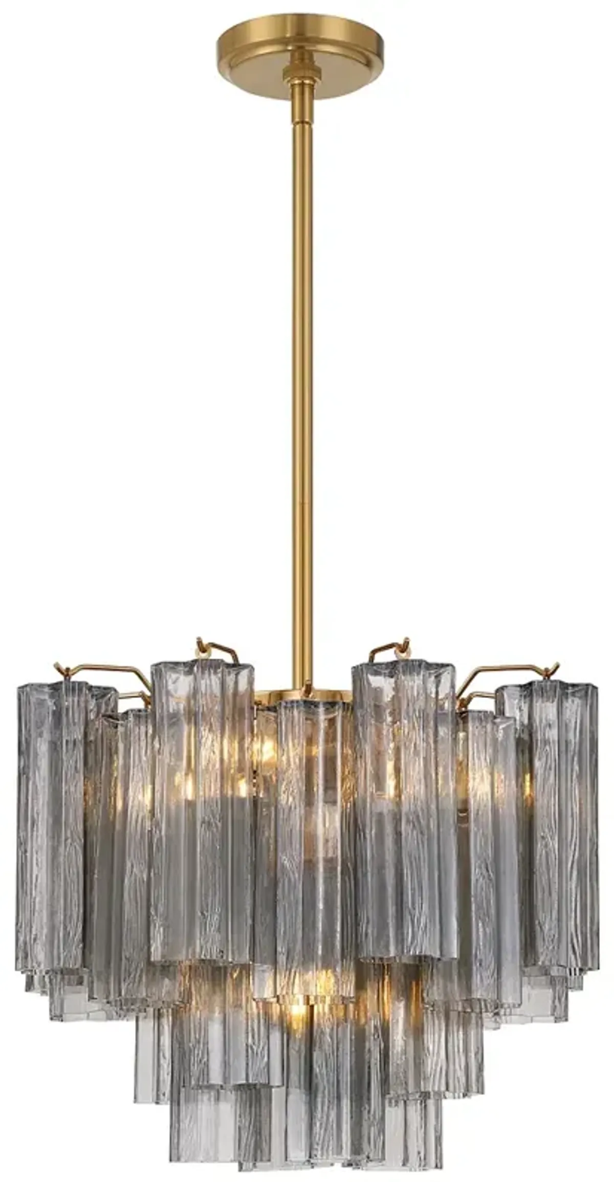 Addis 4 Light Aged Brass Mini Chandelier