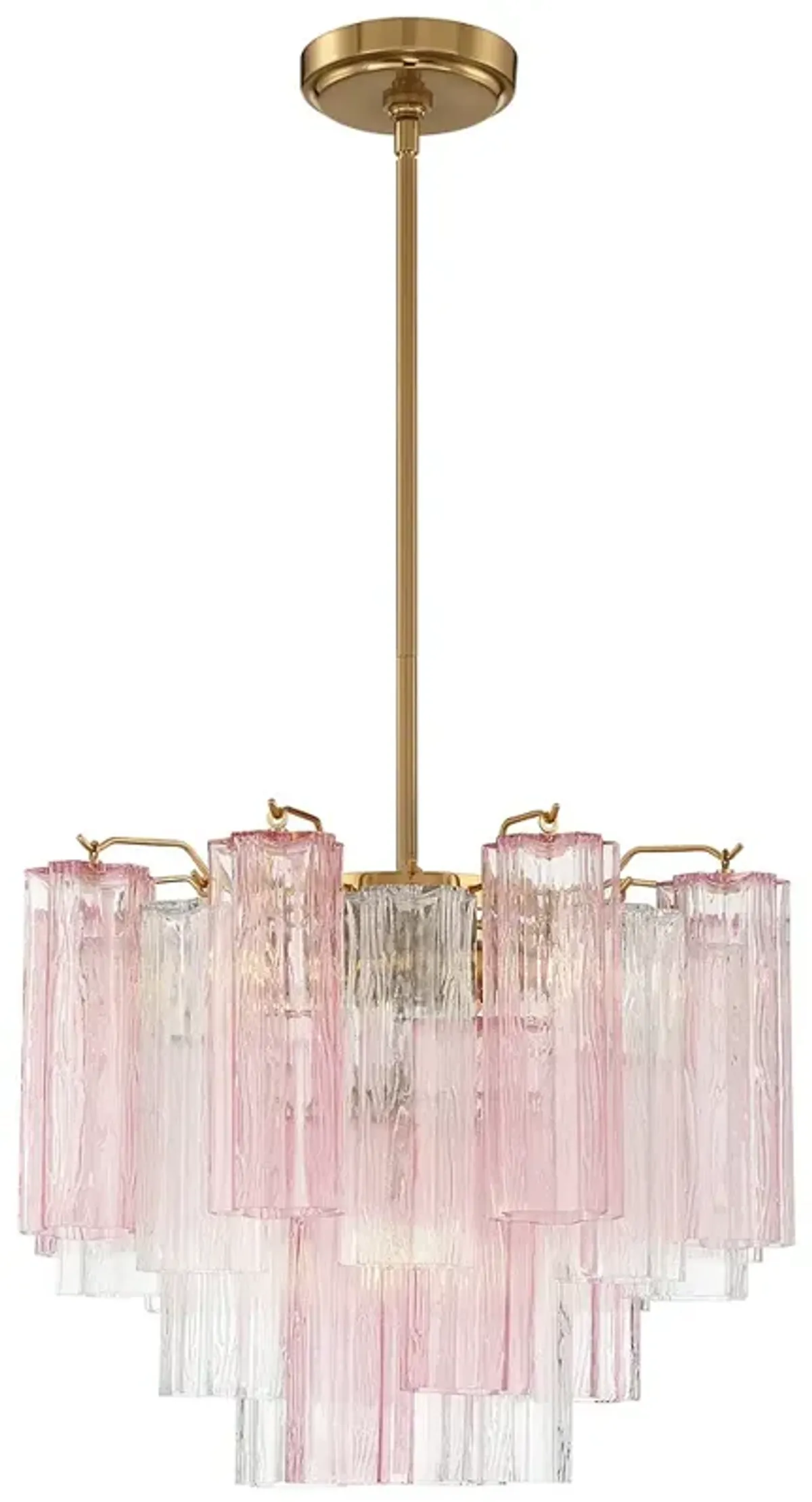 Addis 4 Light Aged Brass Mini Chandelier