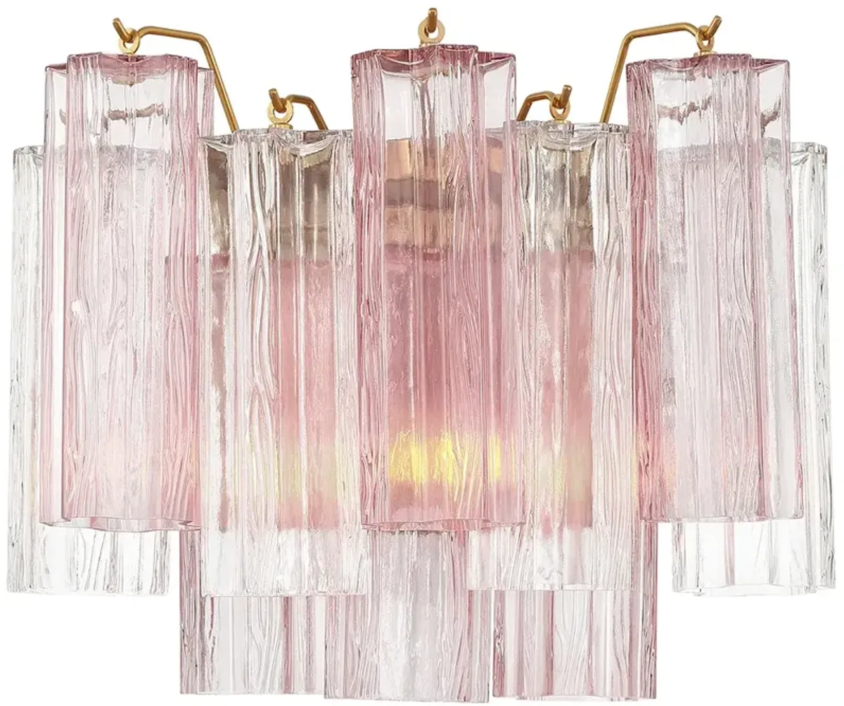 Addis 2 Light Aged Brass Sconce