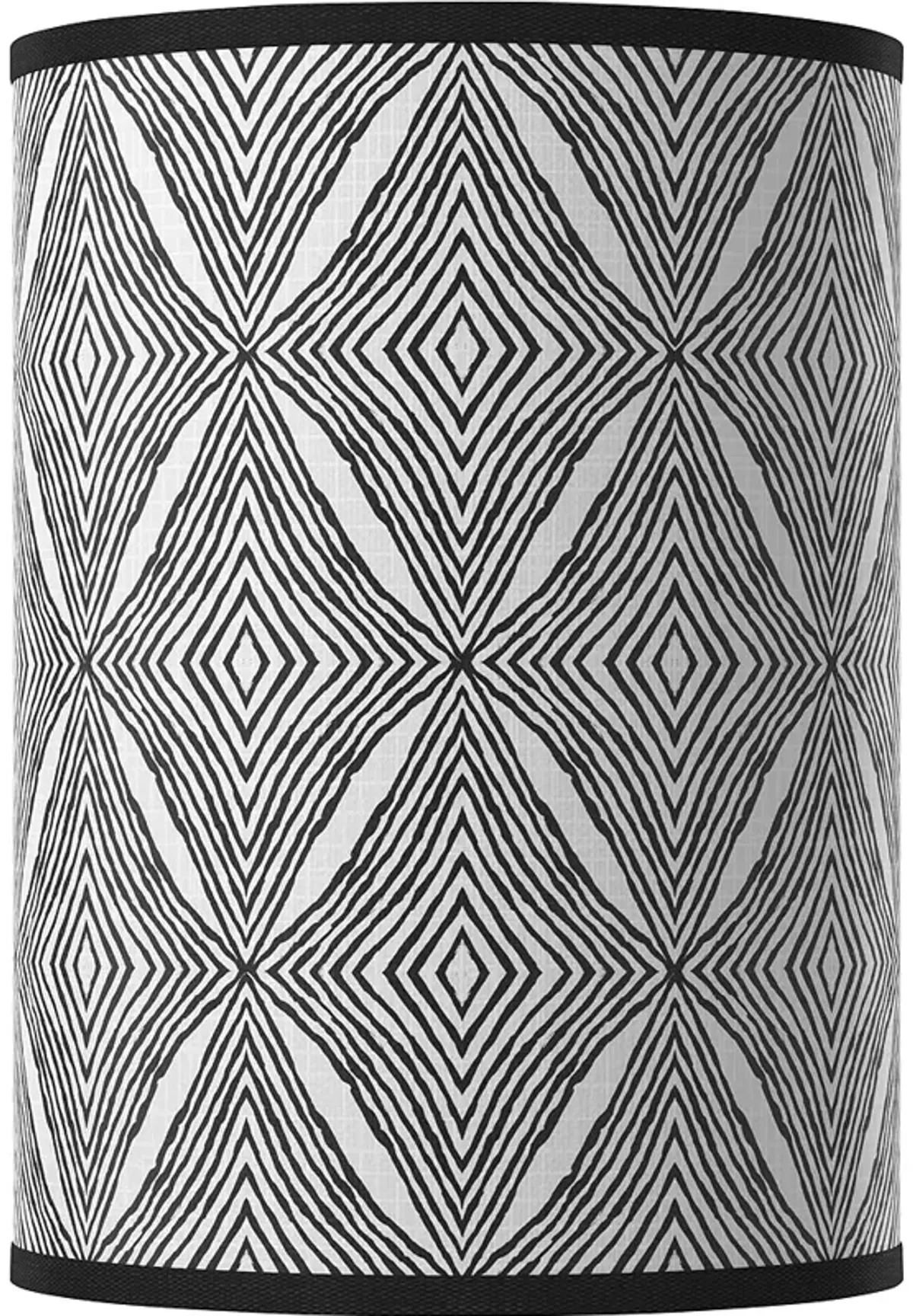 Moroccan Diamonds II Giclee Cylinder Lamp Shade 8x8x11 (Spider)