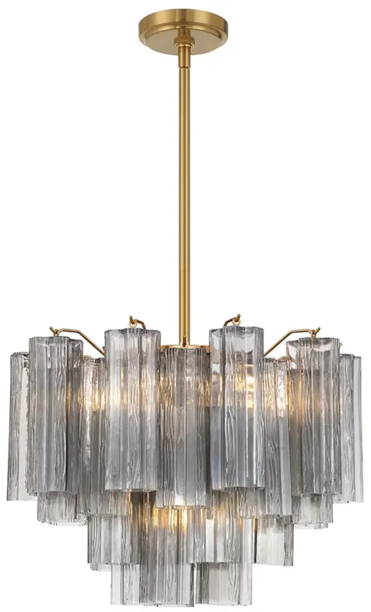 Addis 6 Light Aged Brass Chandelier