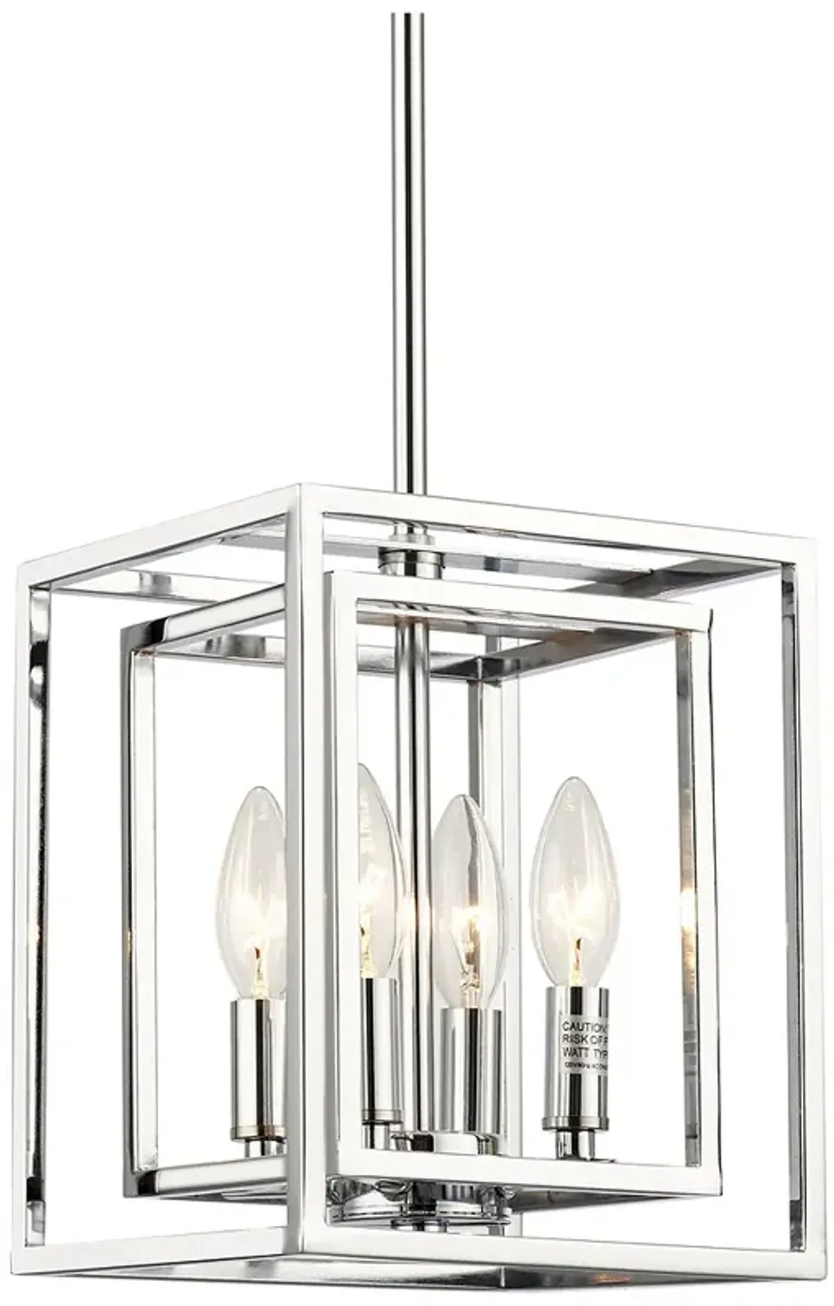 Kai 4 Light Polished Chrome Pendant