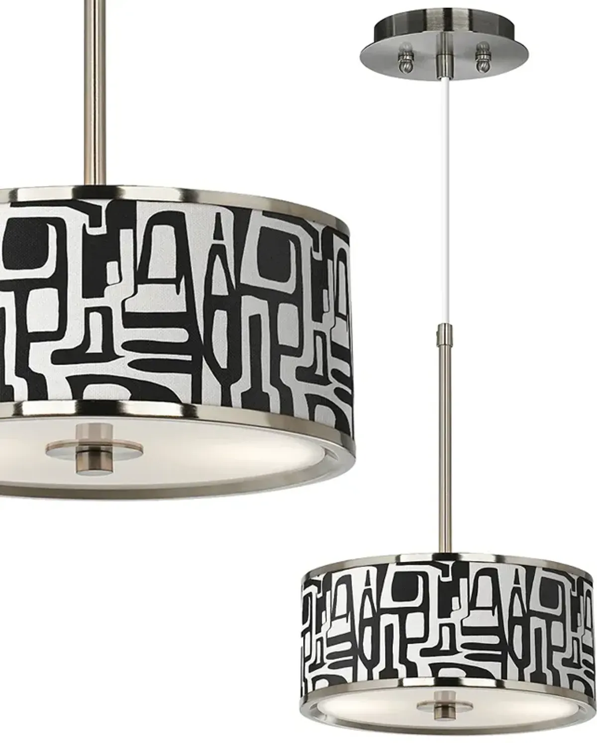 Tempo Giclee Glow 10 1/4" Wide Pendant Light