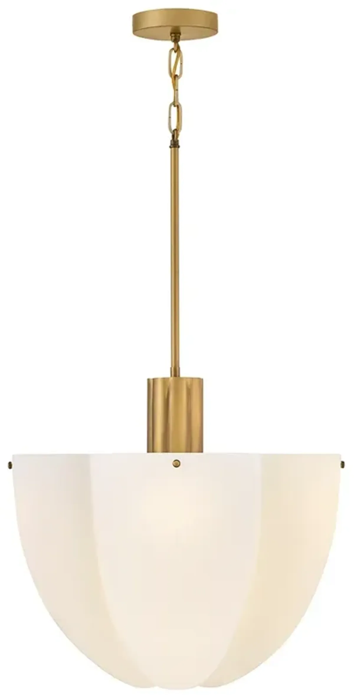 Hinkley Interior Becca Large Pendant 18" Heritage Brass