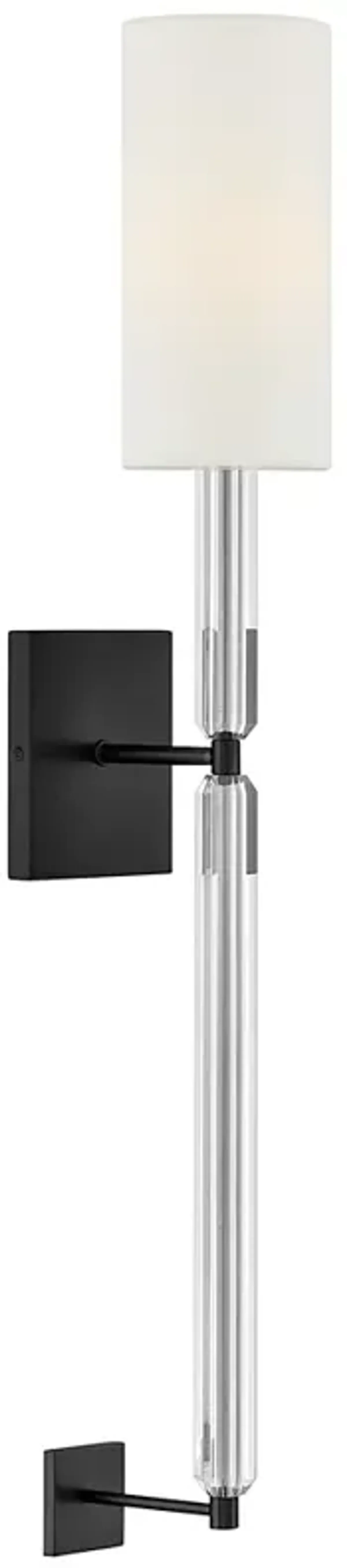 Hinkley Interior Anika Large Single Light Sconce 4.75" Black