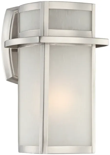 Possini Euro Delevan 11 1/4" High Brushed Nickel Modern Wall Sconce