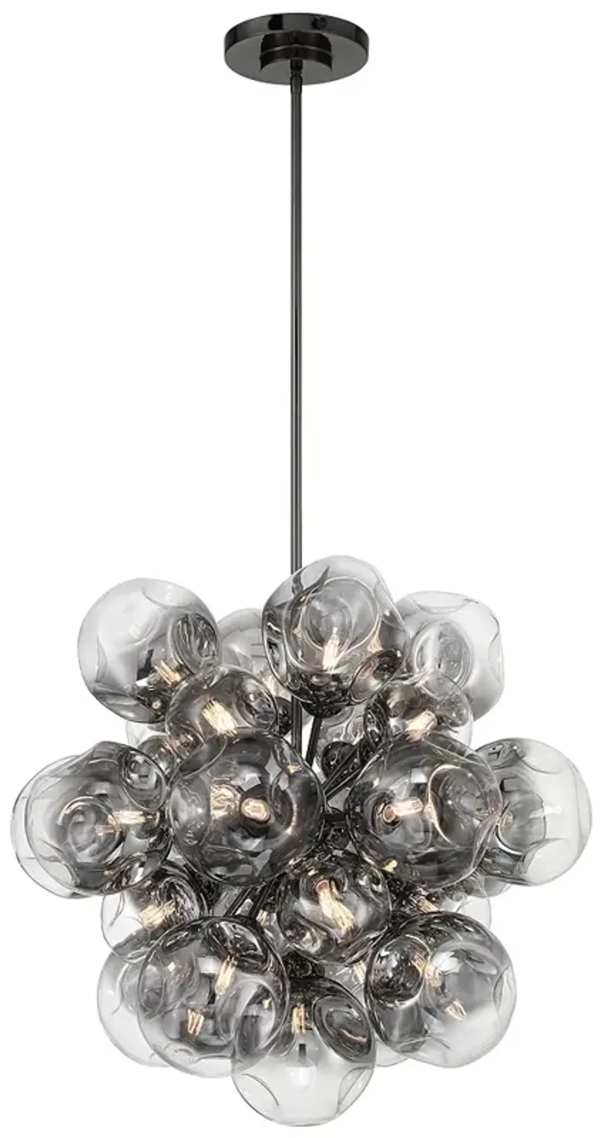 Metropolitan Neveh 25-Light 31.75-in Gun Metal Pendant