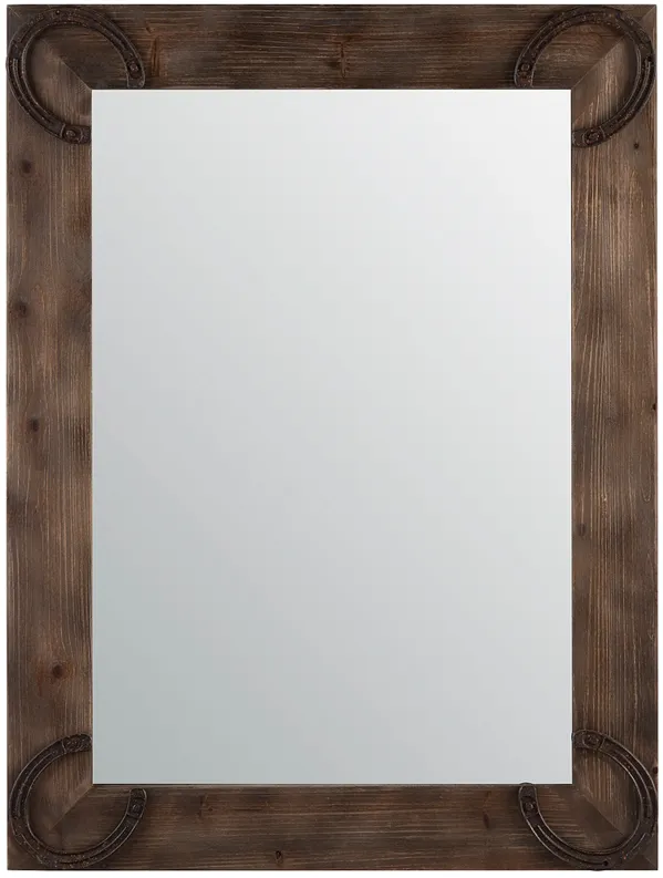 Crestview Collection Abbott Wooden Wall Mirror