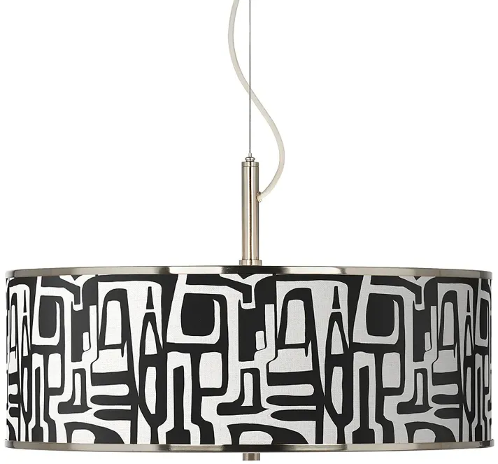 Tempo Giclee Glow 20" Wide Pendant Light