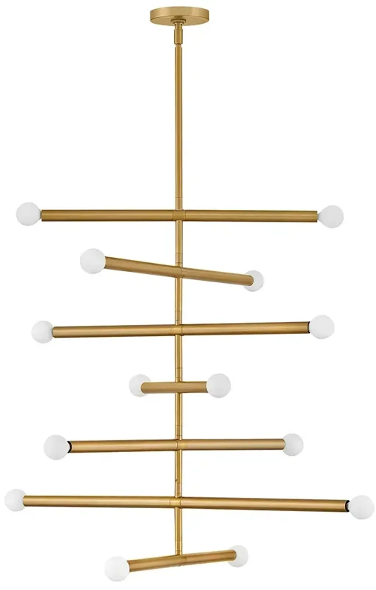 Lark Millie Large Multi Tier Lacquered Brass