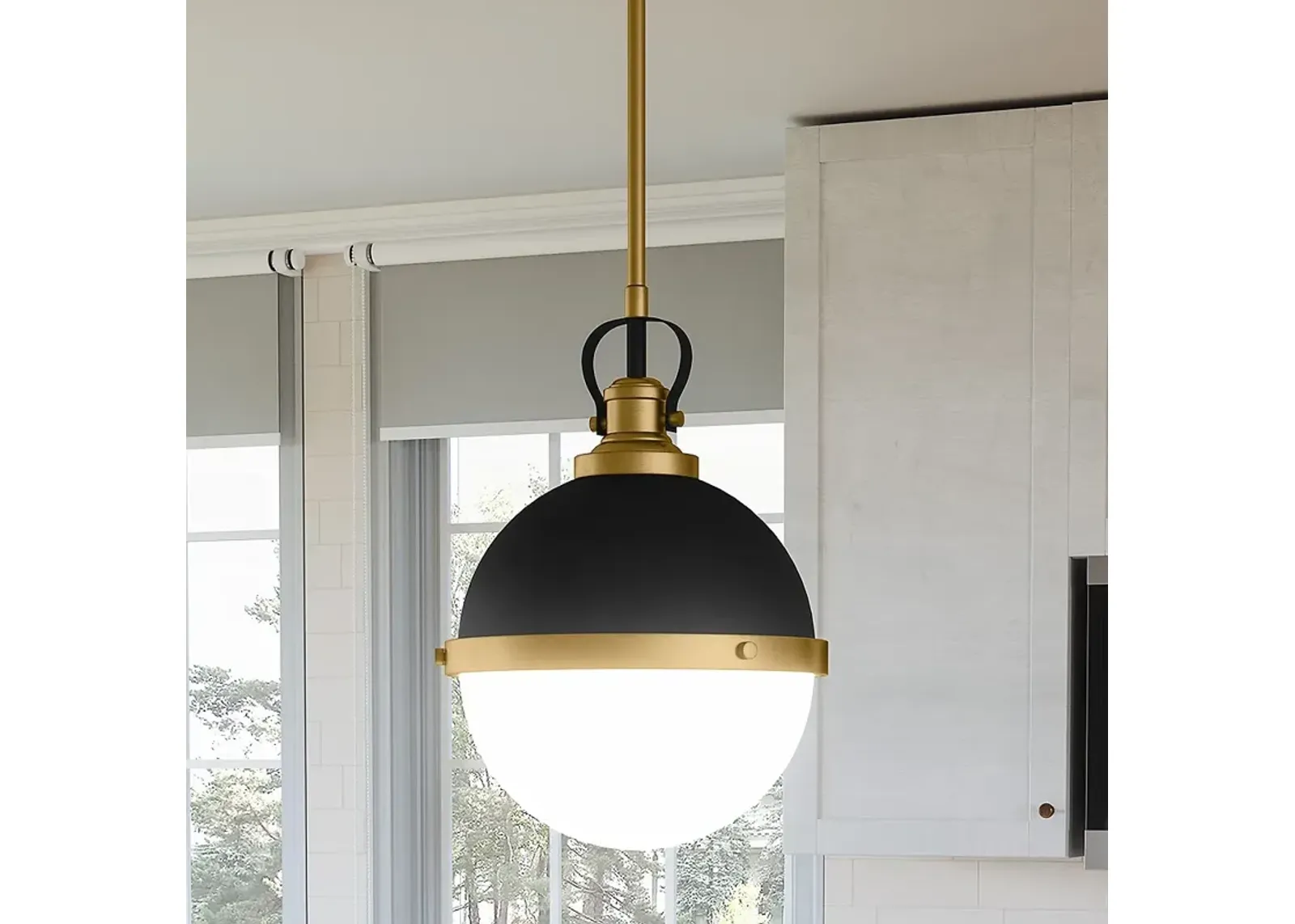 Quoizel Sullivan 11 1/4" Wide Matte Black Brass Mini Pendant