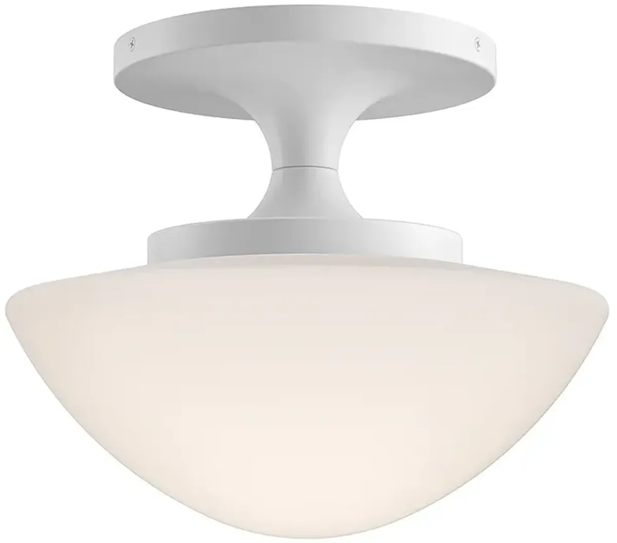 Hinkley Interior Knox Small Semi Flush Mount 12" Chalk White