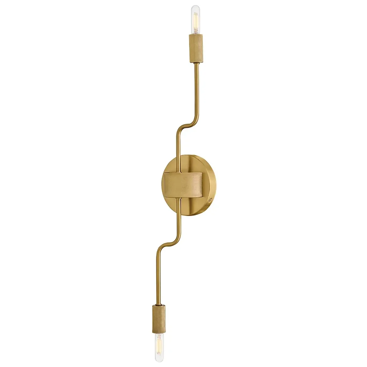 Lark Austen Medium Two Light Sconce Lacquered Brass