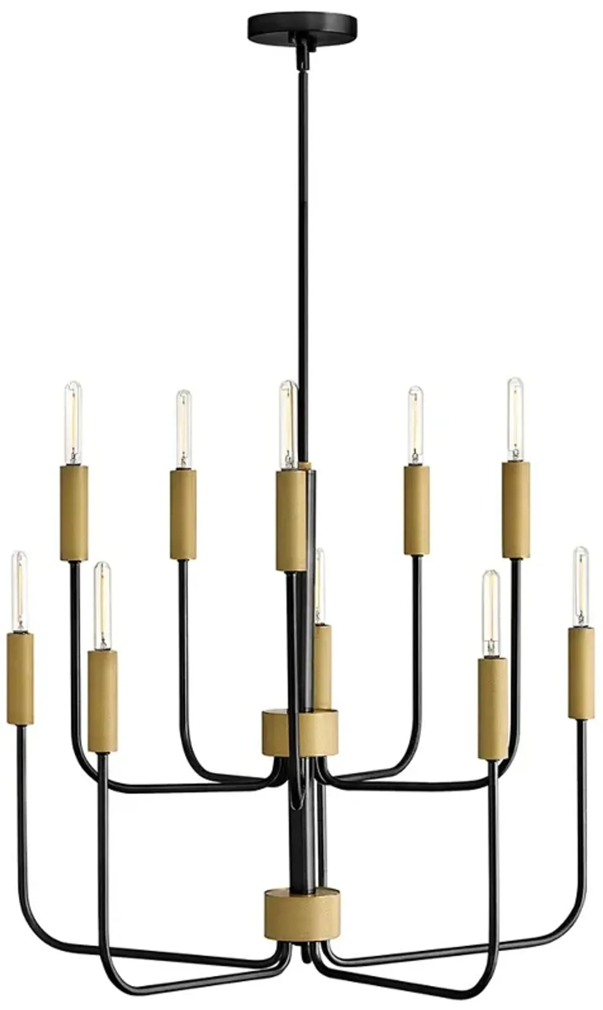 Lark Austen Medium Multi Tier Chandelier Black