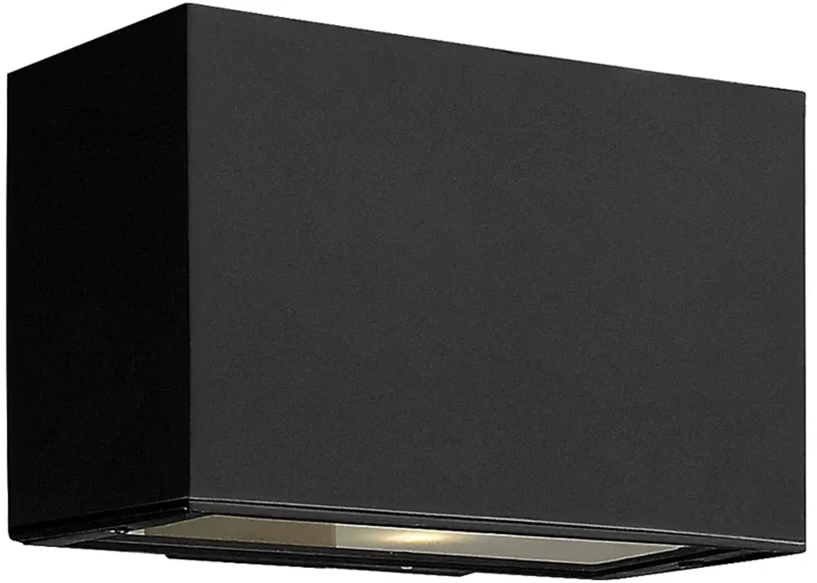 Hinkley Atlantis 9" Wide Black Finish Modern LED Outdoor Wall Light