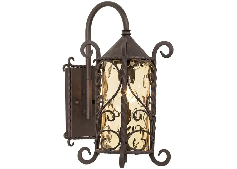 Casa Seville 18 1/2" High Iron Scroll Traditional Wall Sconce