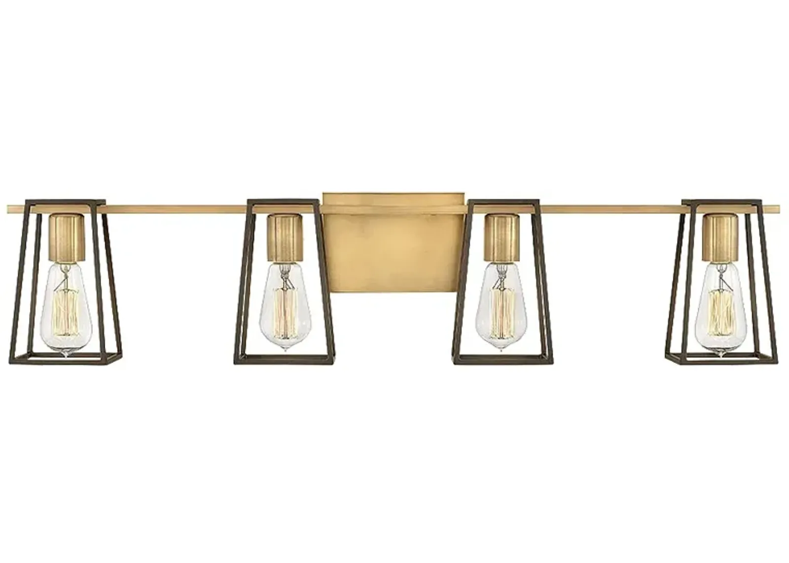 Hinkley Filmore 33 1/2" Wide 4-Light Heritage Brass Bath Vanity Light