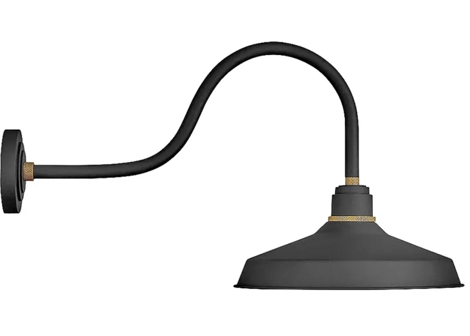 Foundry Classic 17 1/4" High Black Outdoor Barn Wall Light