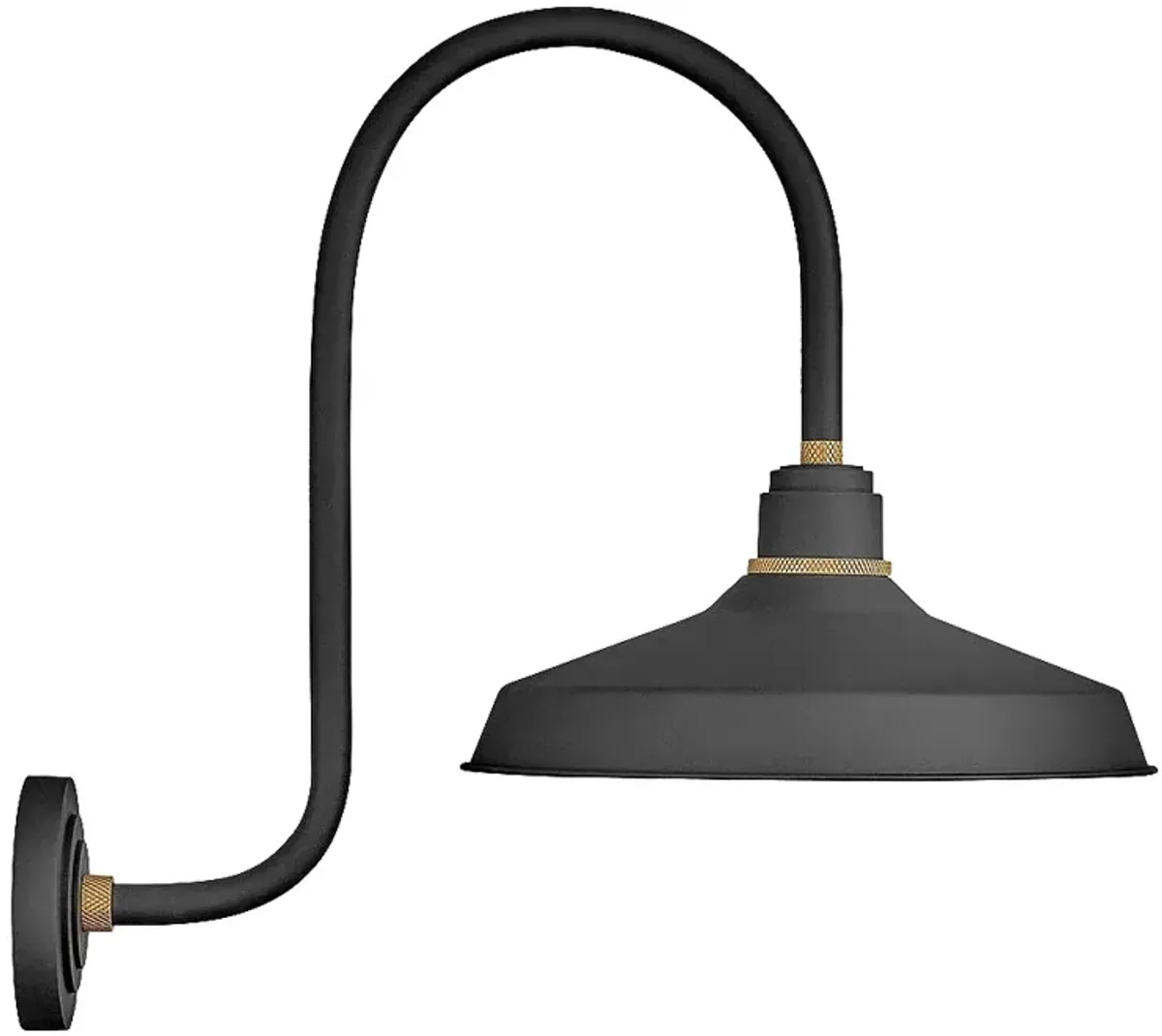 Foundry Classic 23 3/4" High Black Outdoor Barn Wall Light