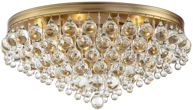 Crystorama Calypso 20" Wide Vibrant Gold Ceiling Light