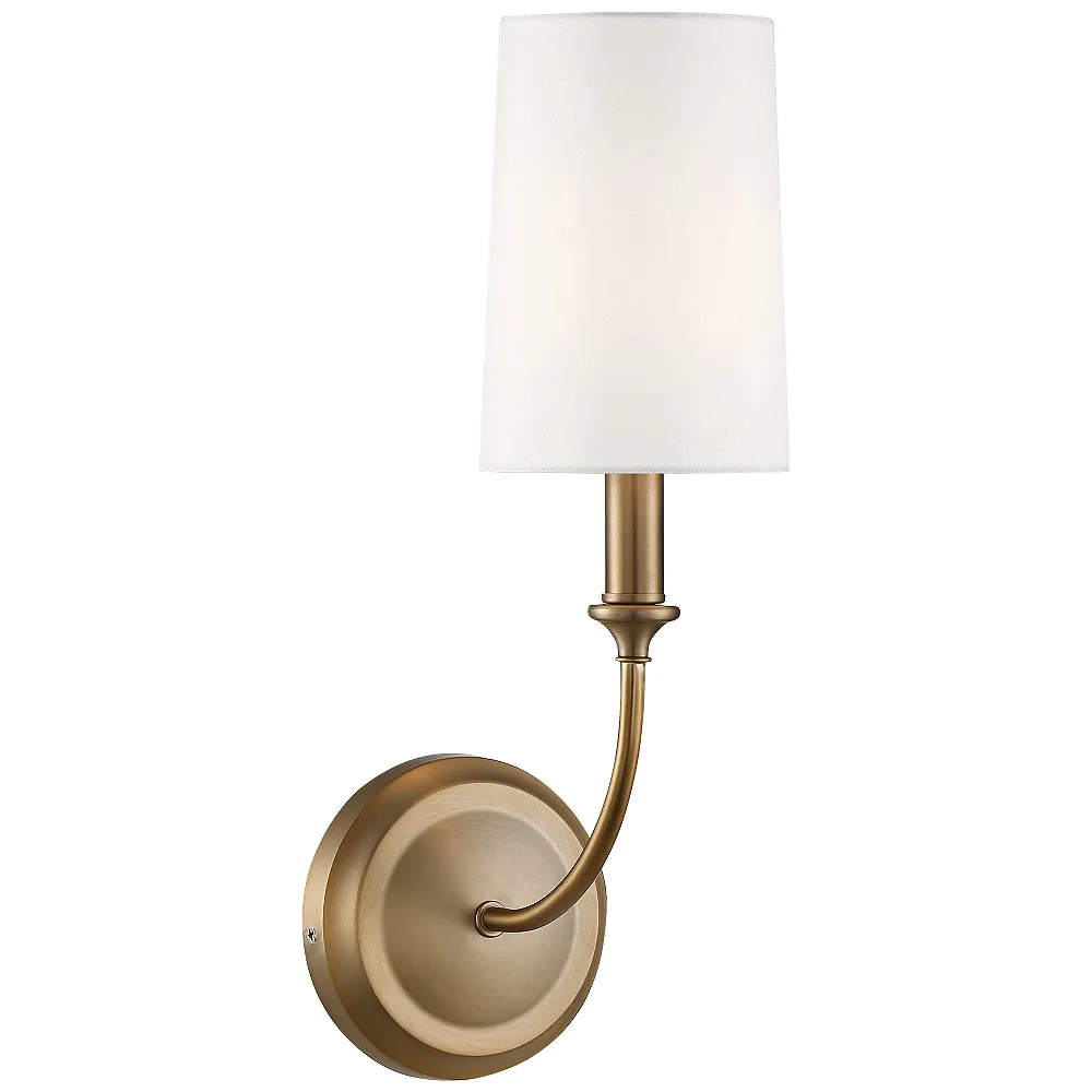 Crystorama Sylvan 15 3/4" High Vibrant Gold Wall Sconce