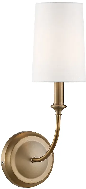 Crystorama Sylvan 15 3/4" High Vibrant Gold Wall Sconce