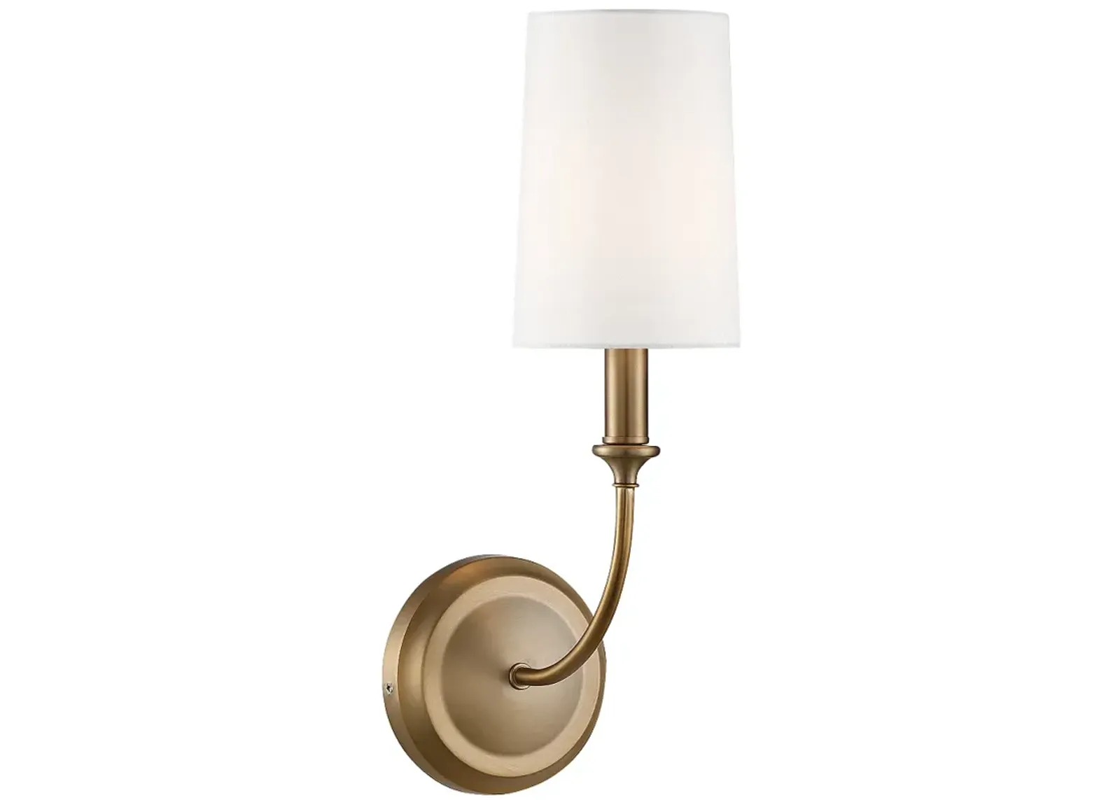 Crystorama Sylvan 15 3/4" High Vibrant Gold Wall Sconce