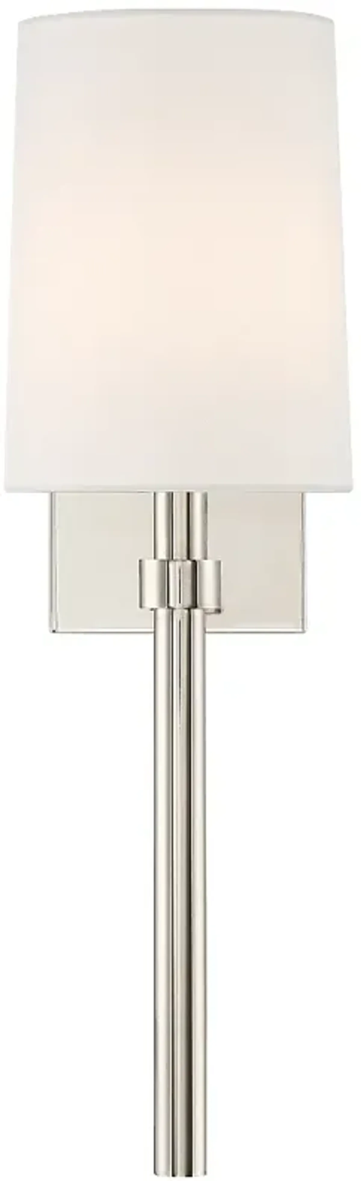 Crystorama Bromley 18" High Polished Nickel Wall Sconce